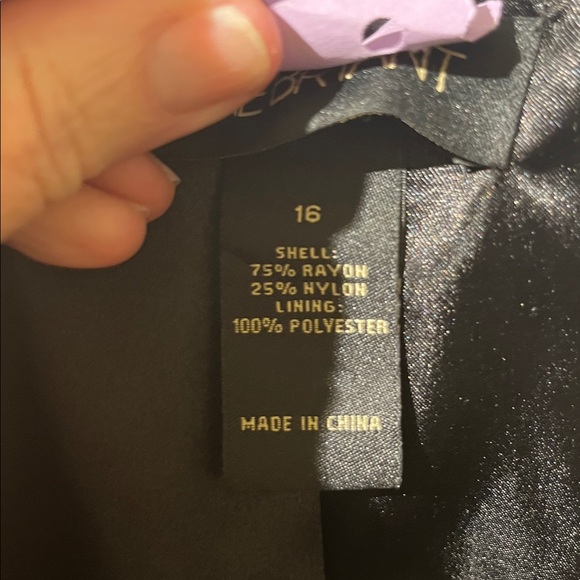 Lane Bryant Black Velvet Blazer - Picture 2 of 8